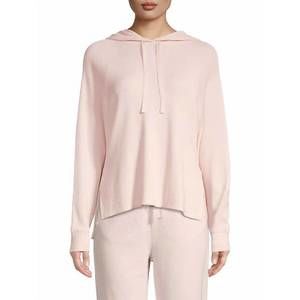 NEW LOVESHACKFANCY lisle waffle knit raglan sleeve hoodie in cream